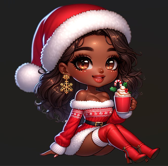 Christmas Ready to Press Heat Transfer DTF Transfer - Direct to Film