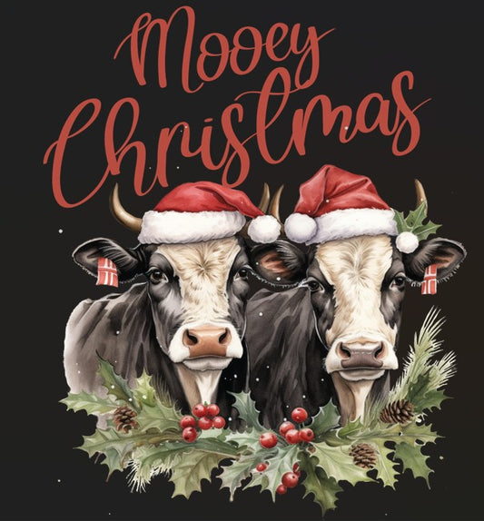 Christmas Ready to Press Heat Transfer DTF Transfer - Direct to Film