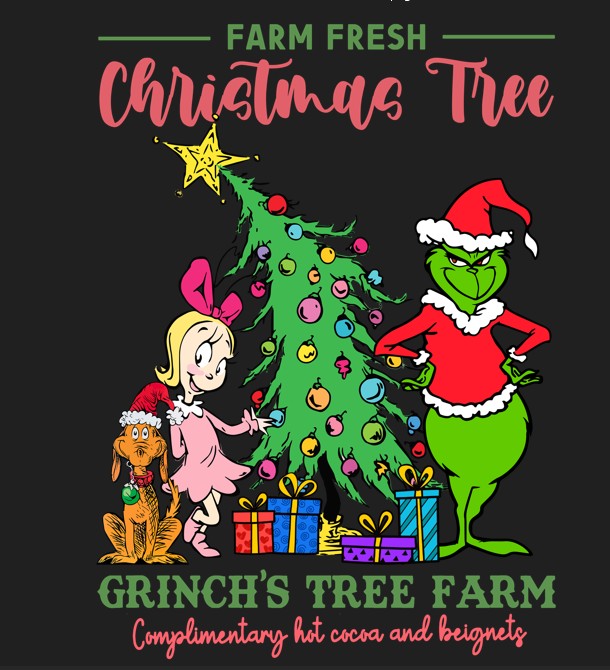 Christmas Ready to Press Heat Transfer DTF Transfer - Direct to Film