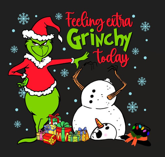 Christmas Ready to Press Heat Transfer DTF Transfer - Direct to Film