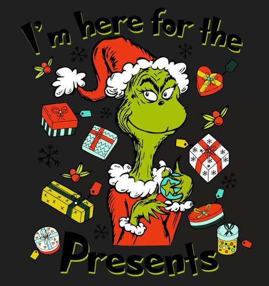 Christmas Ready to Press Heat Transfer DTF Transfer - Direct to Film